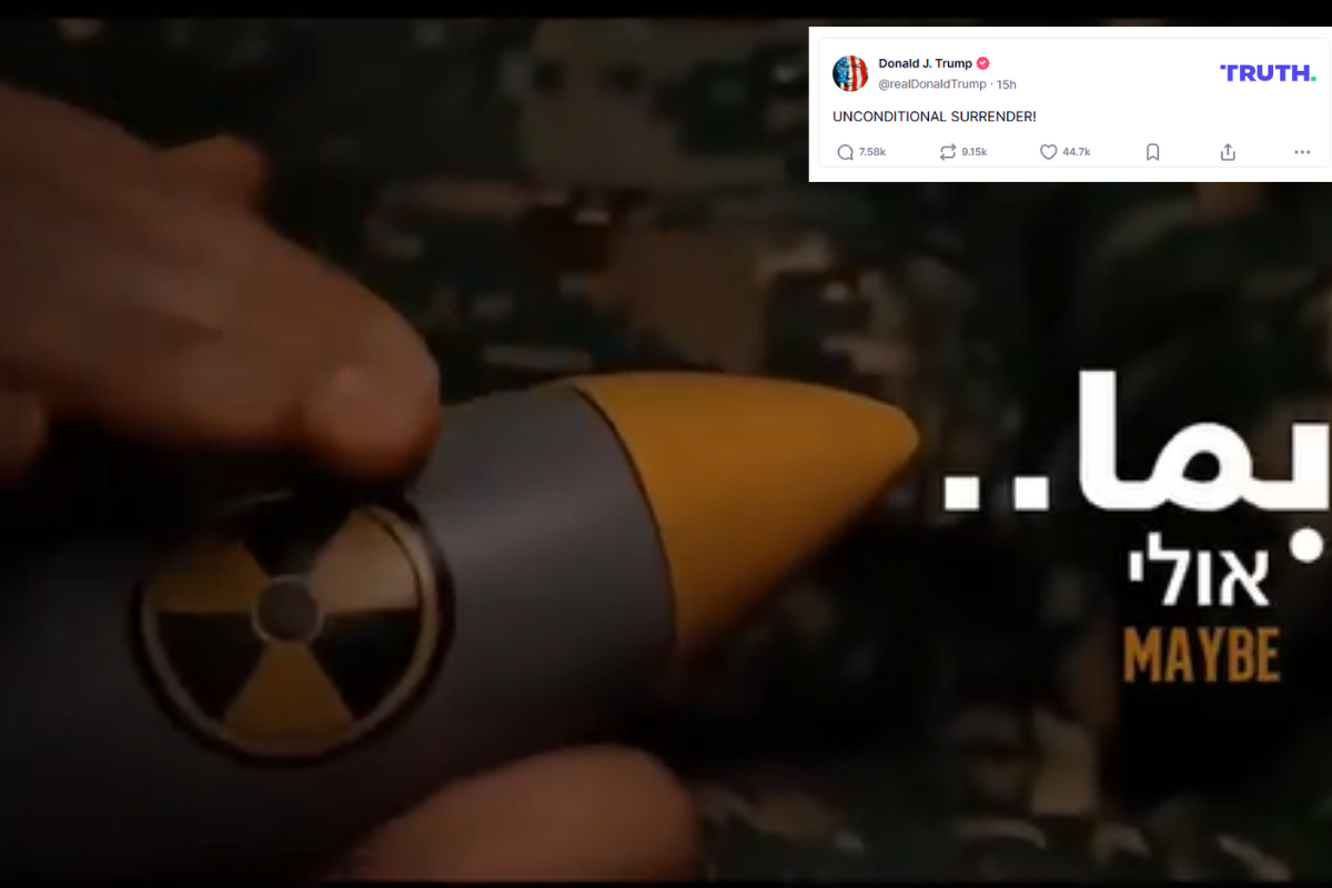 Iranski državni medij na X-u objavio video u kojem ruka mazi nuklearnu bombu