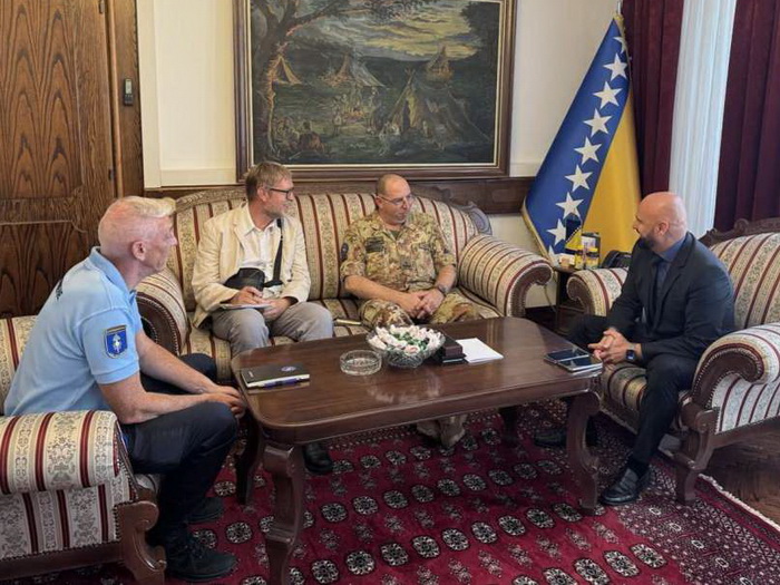 Isak i predstavnici EUFOR-a o aktuelnoj sigurnosnoj situaciji u BiH i saradnji