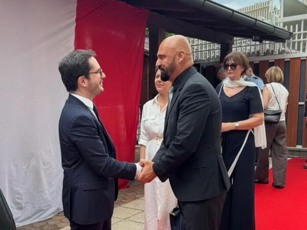 Isak na prijemu u povodu obilježavanja Nacionalnog praznika Republike Francuske