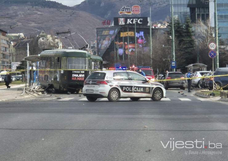 Iskočio tramvaj iz šina u Sarajevu: Ima povrijeđenih