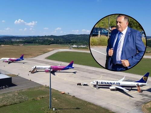 Ispituje se prelazak Dodika preko aerodroma u Banjoj Luci
