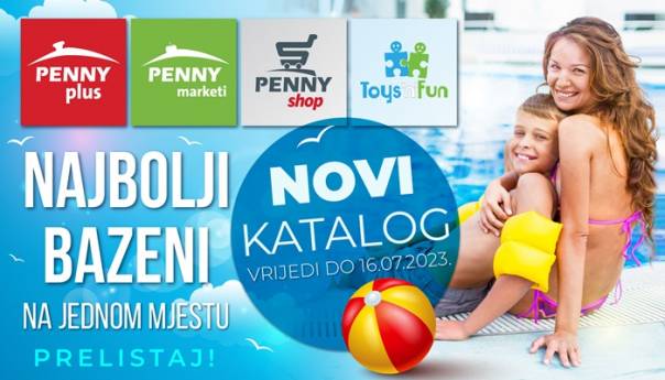 Istražite izbor najboljih bazena u Penny tematskom katalogu: Najbolji bazeni na jednom mjestu!