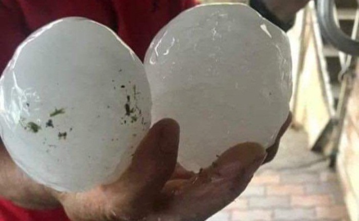 Italija: Padao led veličine teniske loptice