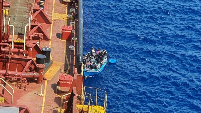 Italija pristala prihvatiti migrante s danskog tankera