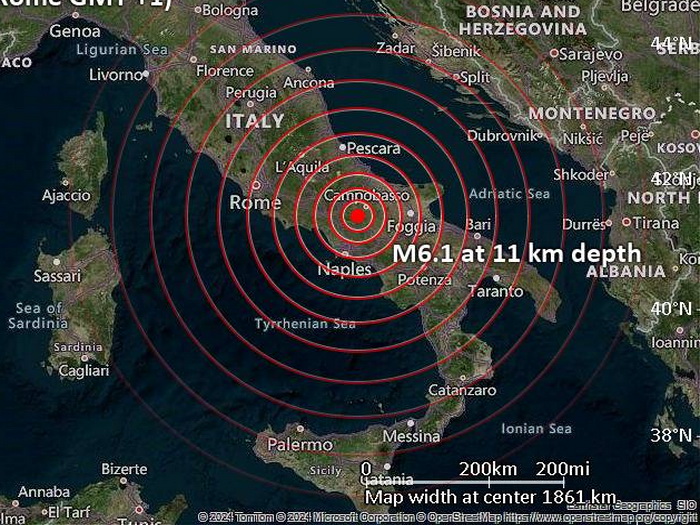Italiju pogodio zemljotres jačine 5,9 stepeni, osjetio se širom Evrope