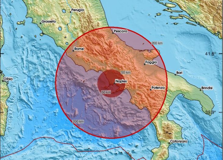 Italiju tokom noći pogodilo čak šest potresa