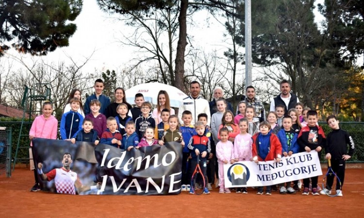 Ivan Dodig posjetom razveselio polaznike sportskih škola Međugorje i Brotnjo