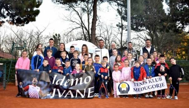 Ivan Dodig posjetom razveselio polaznike sportskih škola Međugorje i Brotnjo