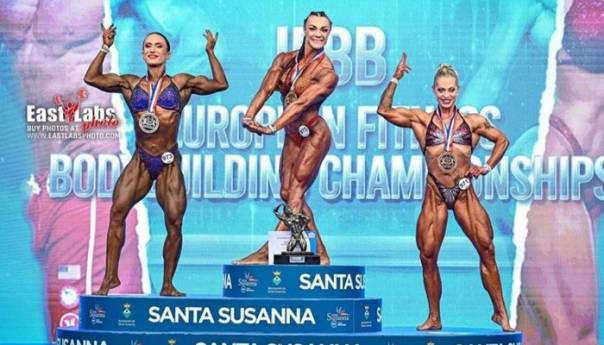 Ivana Vučković osvojila prvenstvo Evrope u kategoriji physique, bodybuilding i fitness