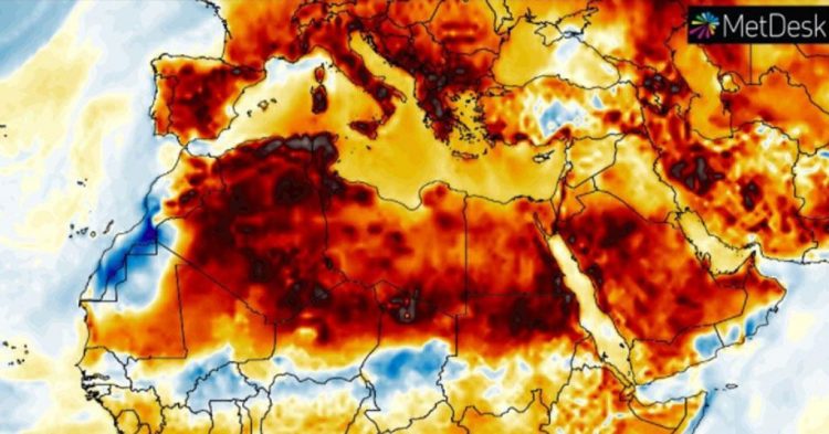Iz Afrike se prema jugu Europe širi zastrašujući toplinski val