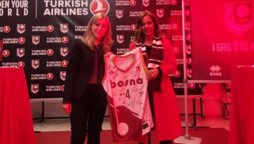 Iz KK Bosna zahvalili se "bordo klubu", Sabrini Buljubašić uručeni pokloni