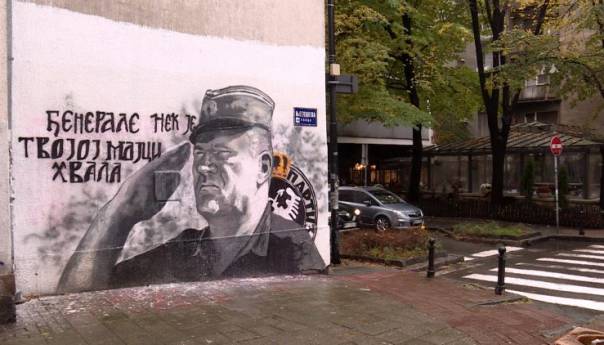 Iz Vijeća Evrope traže uklanjanje murala Mladiću