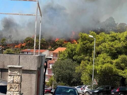 Novi požar na hrvatskoj obali: Sve bliže kućama, čuju se eksplozije
