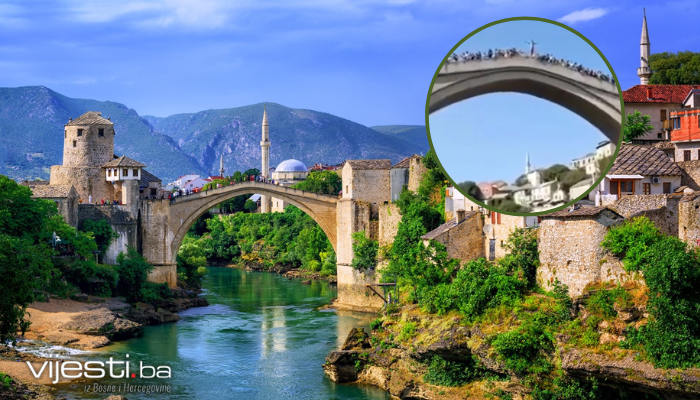 Izbjegnuta tragedija nakon skoka sa Starog mosta