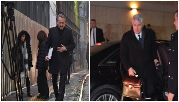 Izetbegović i Čović na sastanku u zgradi Delegacije EU