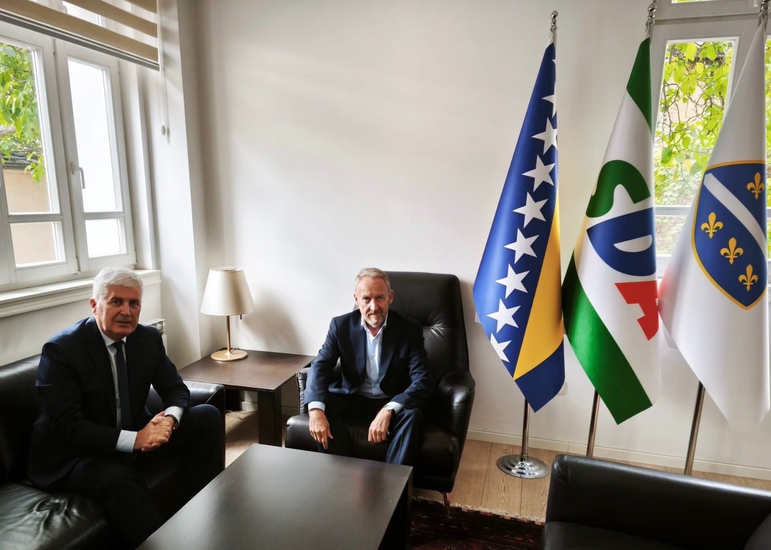 Izetbegović i Čović u Sarajevu razgovarali o formiranju vlasti