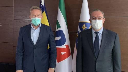 Izetbegović primio u oproštajnu posjetu ambasadora Koça