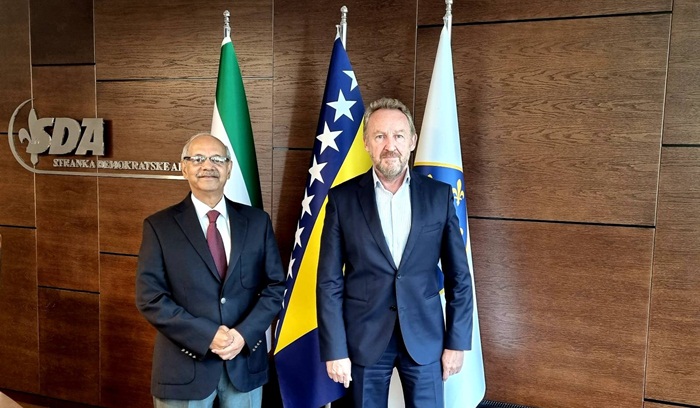 Izetbegović primio u oproštajnu posjetu ambasadora Pakistana