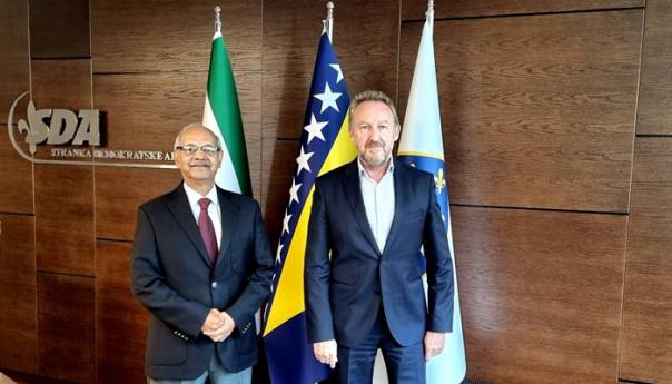 Izetbegović primio u oproštajnu posjetu ambasadora Pakistana