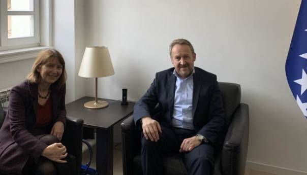 Izetbegović razgovarao sa šeficom Misije OSCE-a u BiH Kavalec