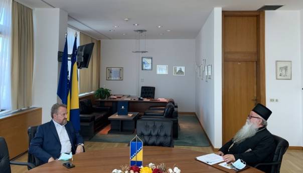 Izetbegović i Hrizostom o saradnji vjerskih zajednica i države