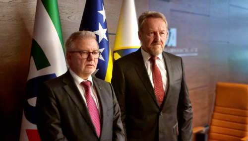 Izetbegović sa zastupnikom u EP Michaelom Gahlerom