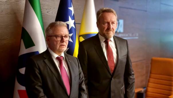 Izetbegović sa zastupnikom u EP Michaelom Gahlerom