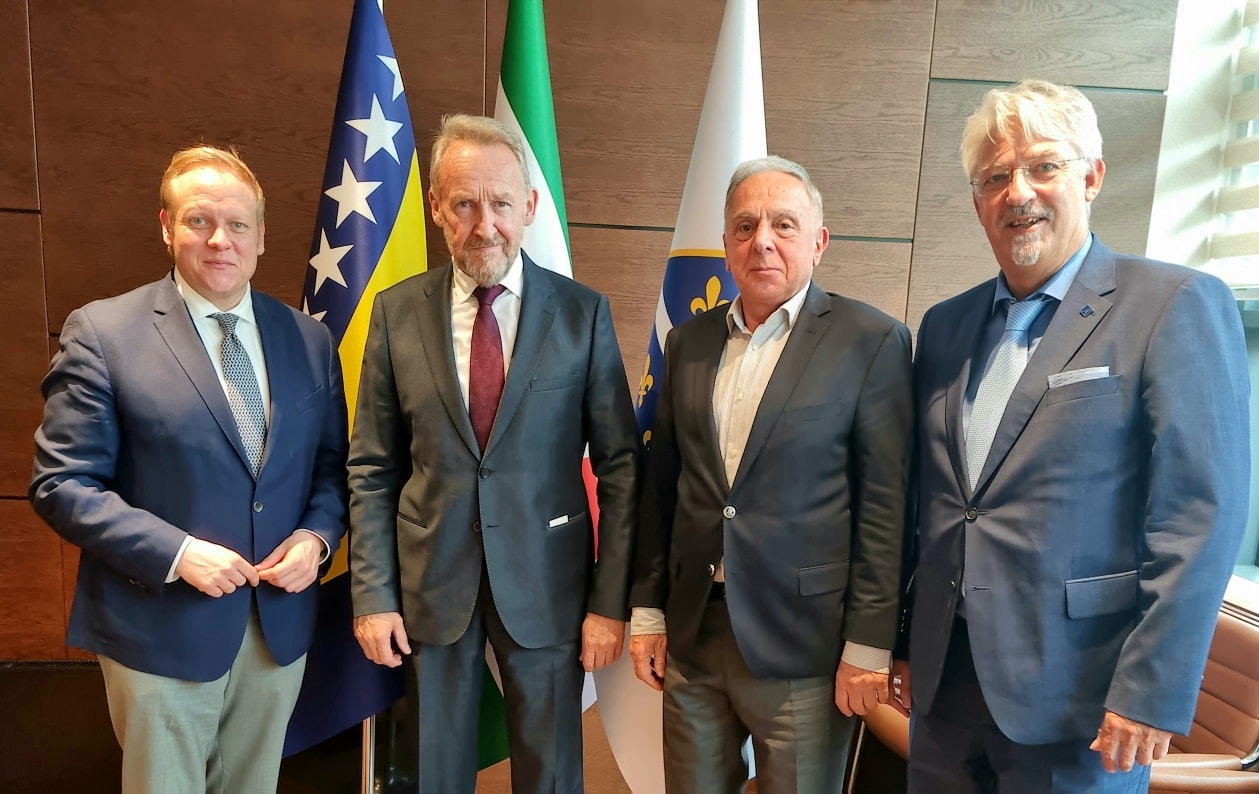 Izetbegović se sreo sa poslanikom CDU Tilmanom Kubanom