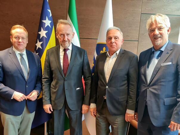 Izetbegović se sreo sa poslanikom CDU Tilmanom Kubanom