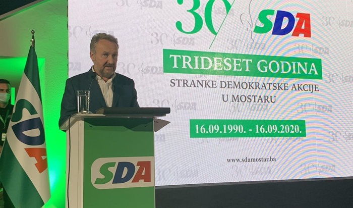 Izetbegović u Mostaru govorio o 30. godišnjici SDA