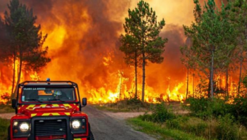 Izgorjela površina veličine Pariza: Požari na jugozapadu Francuske stigli do obale