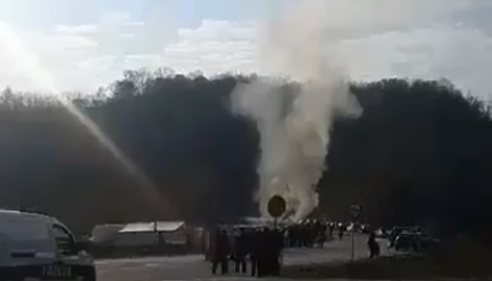 Izgorjela tri šatora na GP Maljevac