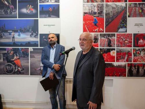 Izložba '20 godina East West Centra Sarajevo" upriličena u Umjetničkoj galeriji BiH