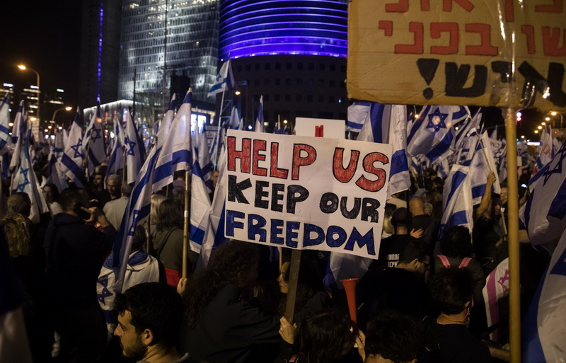 Izrael: Protesti protiv reforme pravosuđa ušli u desetu nedjelju