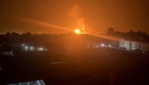 Izraelski zračni napad na Gazu poslije posjete Bidena