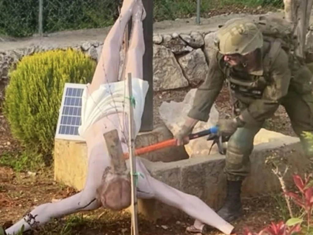 Izraelski vojnici koji su oskrnavili Isusov kip moraju u zatvor