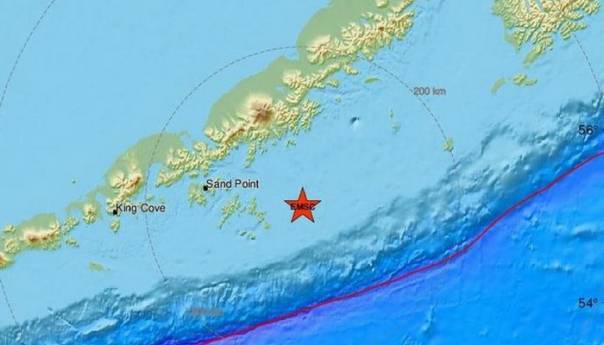 Izuzetno snažan zemljotres pogodio Aljasku