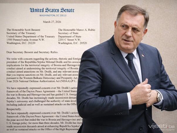 Izvještaj pred Kongresom: Dodik nije ispunio svoj dio dogovora