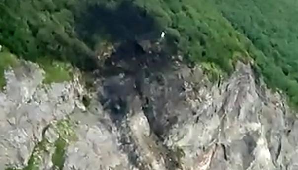 Izvlače se tijela žrtava pada aviona na Kamčatki