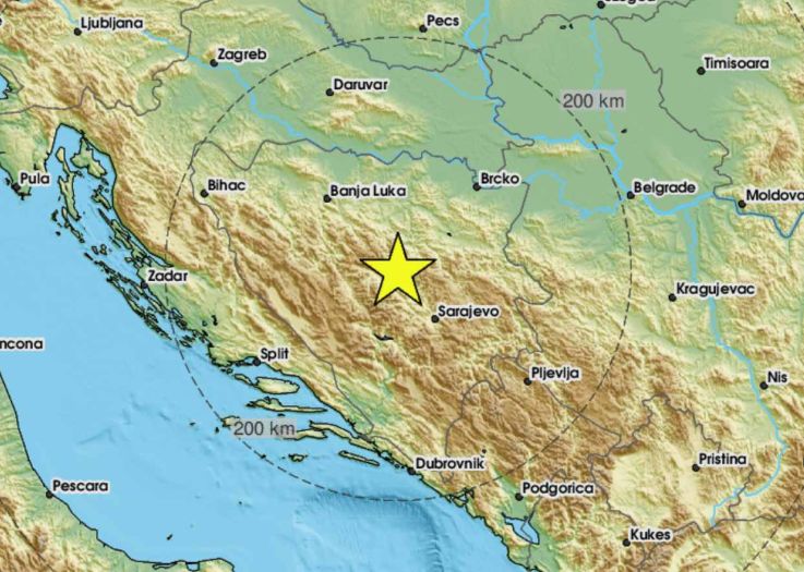 Jak potres u BiH, ovo su prve informacije