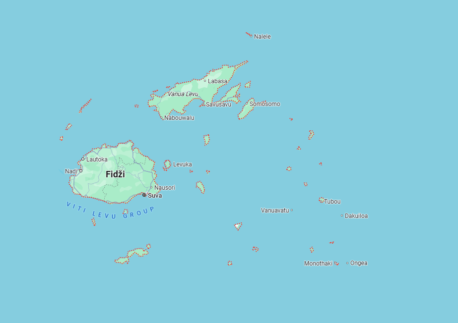 Jak zemljotres pogodio Fidži