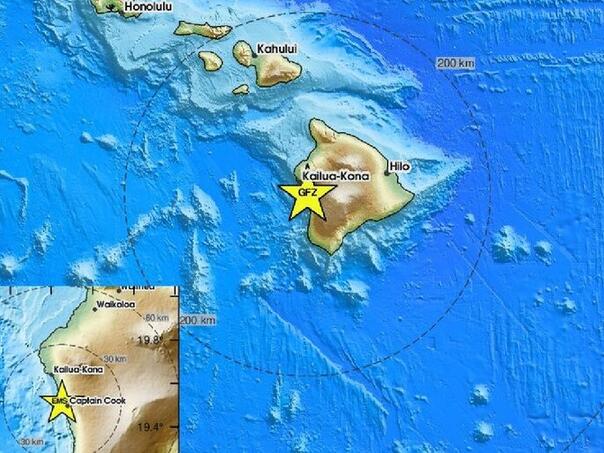 Jak zemljotres pogodio Havaje: Na sreću, ne prijeti tsunami