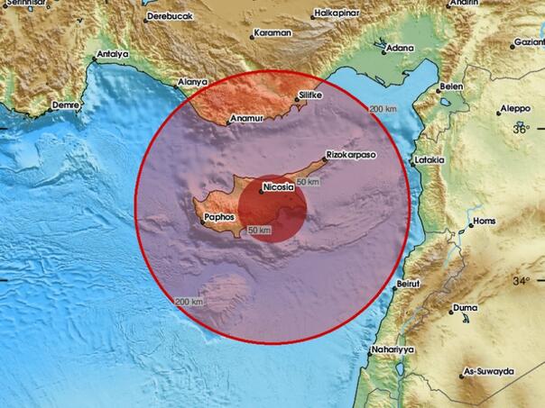 Jak potres pogodio Kipar