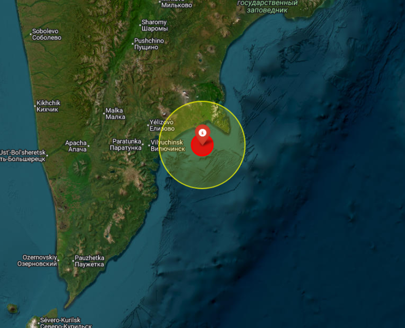 Jak zemljotres pogodio Rusiju