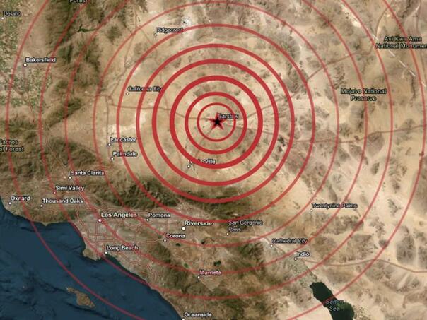 Jak zemljotres potresao Los Angeles