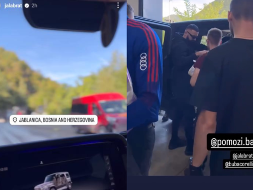 Jala Brat u vlastitom vozilu dijelio pomoć u Jablanici