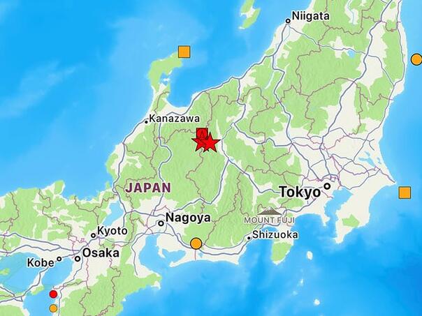 Japan jutros pogodilo nekoliko zemljotresa