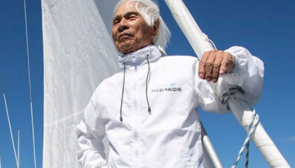 Japanac u devetoj deceniji života sam preplovio Pacifik