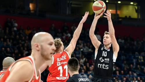 Jaramaz sa zvukom sirene donio pobjedu Partizanu protiv Cedevita Olimpije