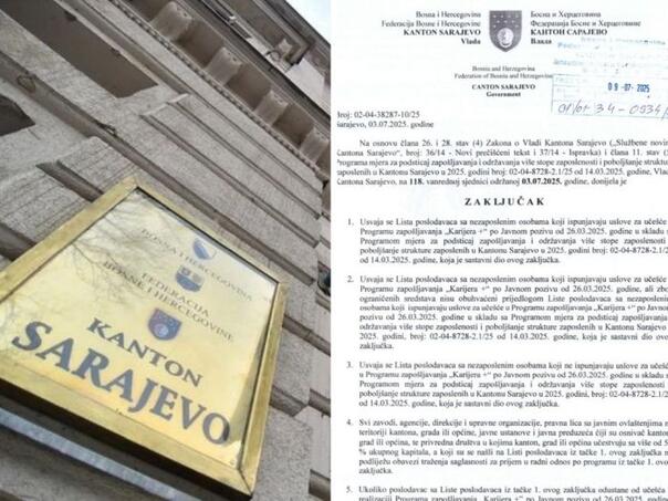 Javni poziv kao privilegija javne uprave: Zapošljavanja u KS bez kontrole